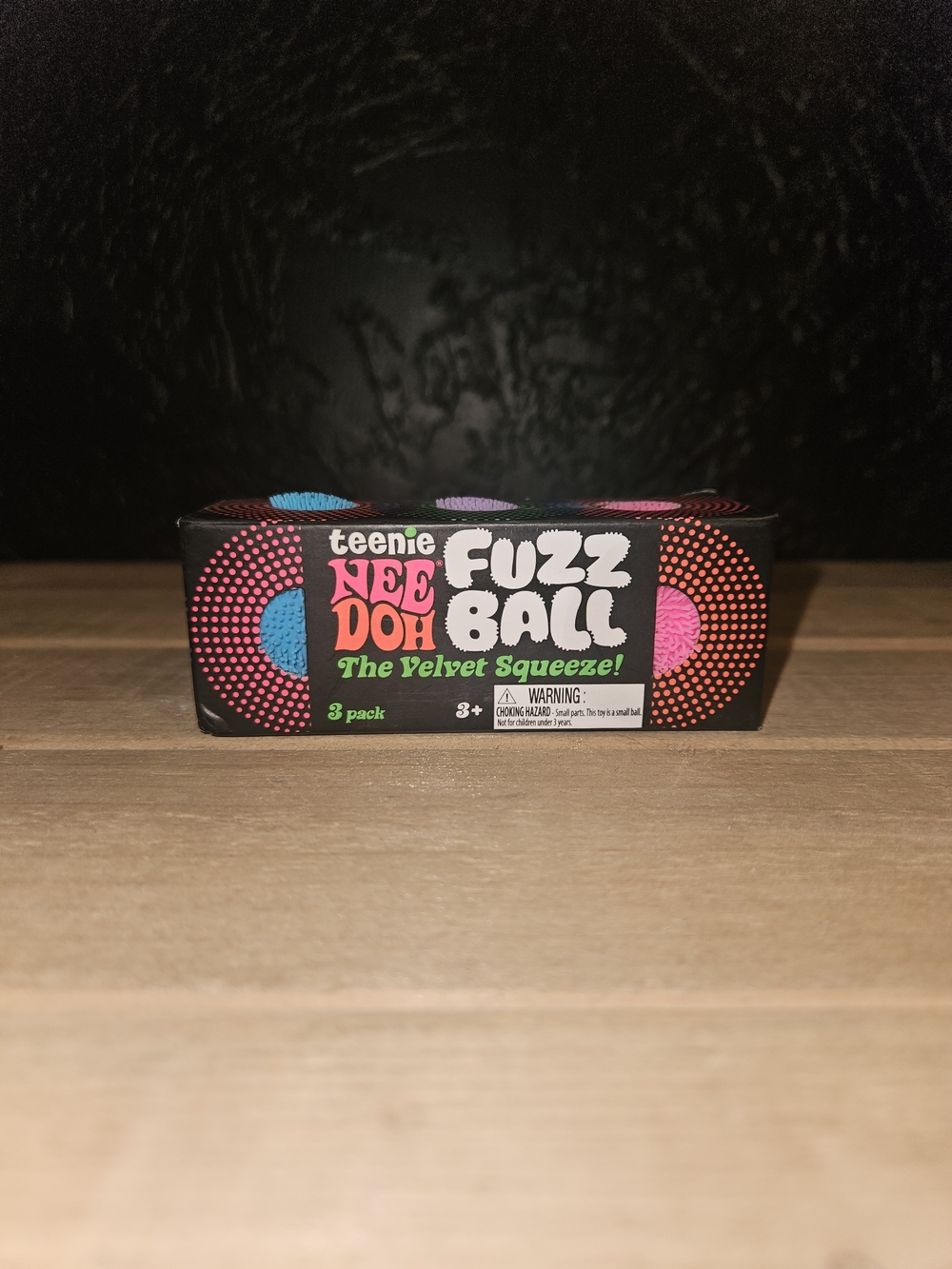Teenie NeeDoh Fuzz Ball โ Velvet Squeeze 3-Pack โจ๐๐๐ฉท - Picture 3 of 4